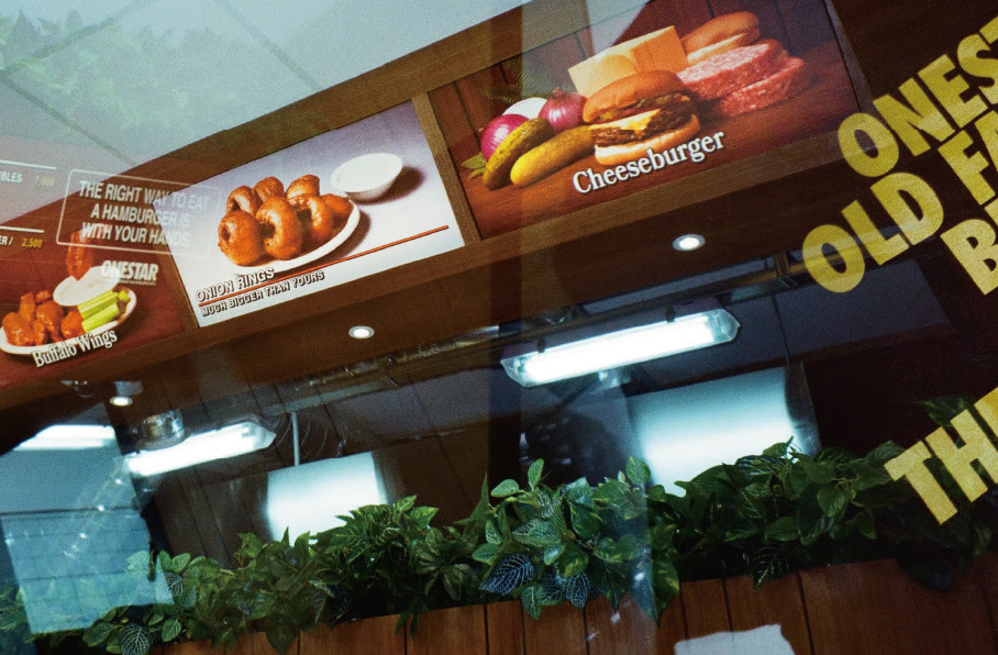 Onestar diner menu boards